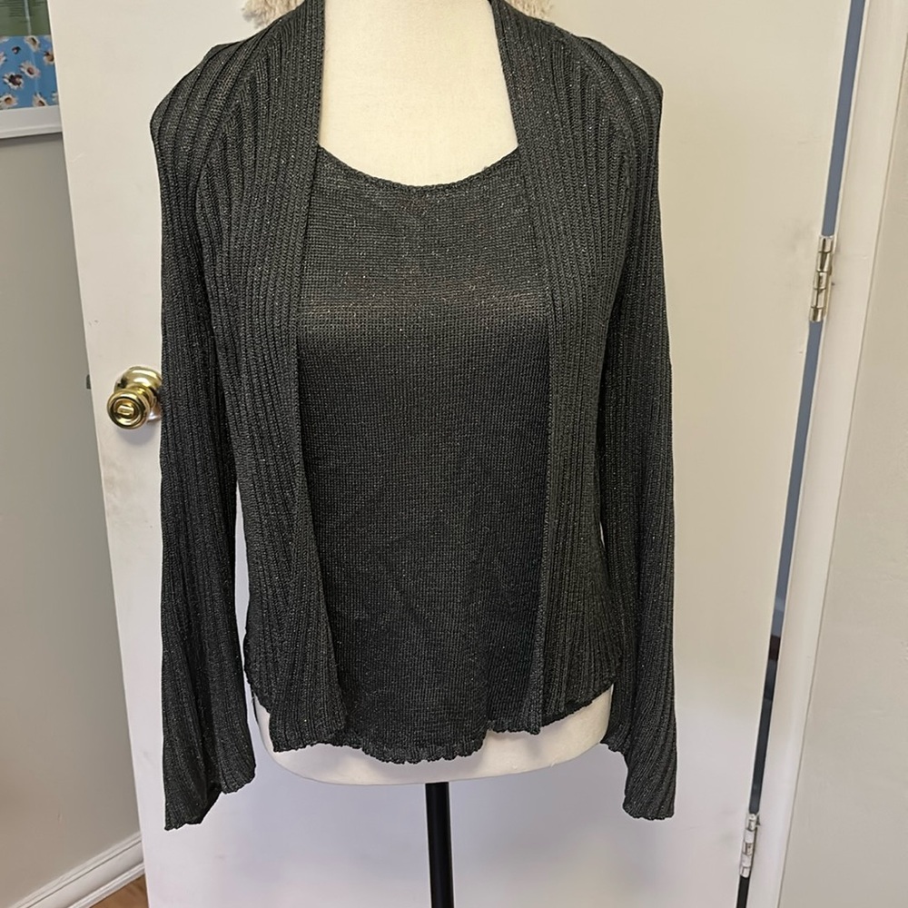 Two pieces camisole and sweater by Childress in a gorgeous grey